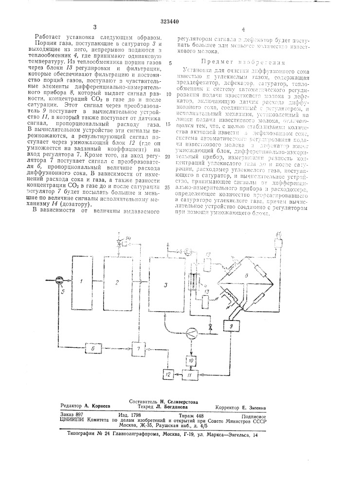 Патент ссср  323440 (патент 323440)