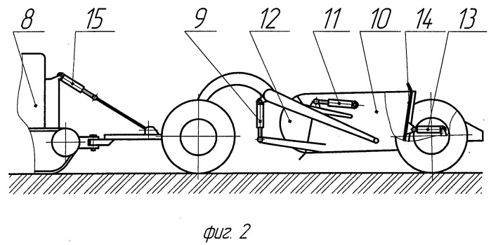 Гидравлическая система прицепного скрепера (патент 2485252)