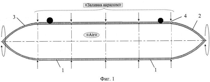 Способ формирования герметичных полых сосудов, активизирующих подъемную силу надводного транспорта, выполняющего перевозку грузов (вариант русской логики - версия 1) (патент 2533371)