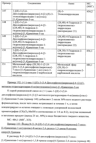 Производные диазепана в качестве модуляторов хемокиновых рецепторов (патент 2439065)