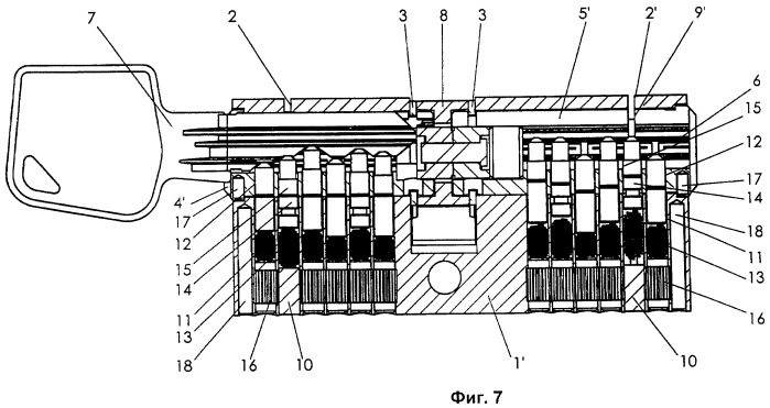 Цилиндрический замок (патент 2473764)