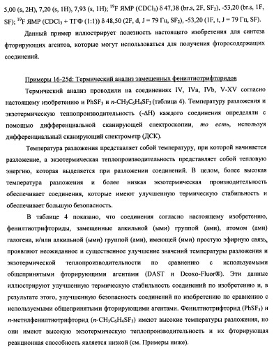 Замещенный фенилтиотрифторид и другие подобные фторирующие агенты (патент 2451011)