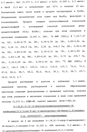 Аналоги тетрагидрохинолина в качестве мускариновых агонистов (патент 2434865)