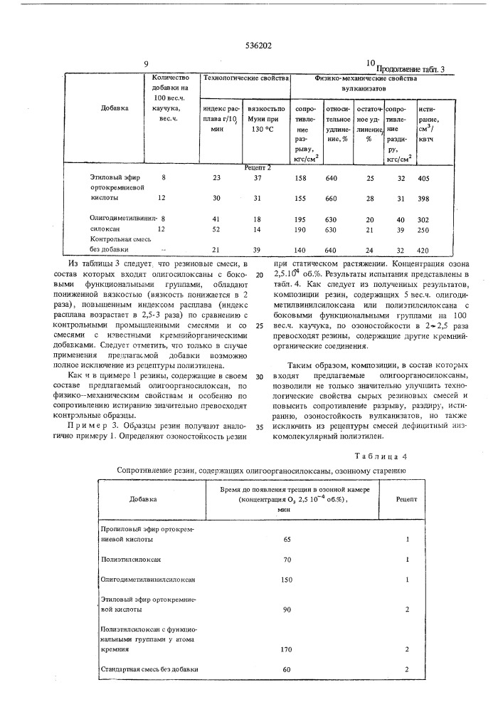 Резиновая смесь (патент 536202)