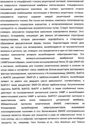 Способы лечения мочеполовых-неврологических расстройств с использованием модифицированных клостридиальных токсинов (патент 2491086)