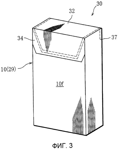 Сигаретная упаковка и способ ее изготовления (патент 2357906)