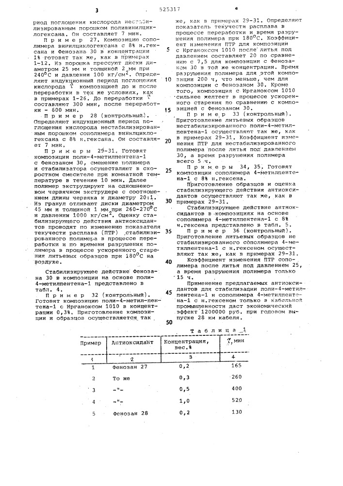 Полимерная композиция (патент 525317)