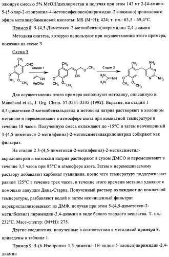 Диаминопиримидины в качестве антагонистов рецепторов р2х3 (патент 2422441)