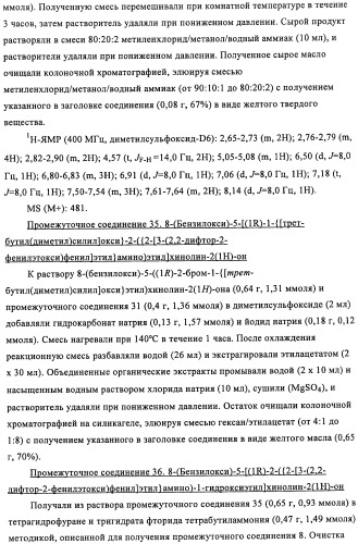 Производные 4-(2-амино-1-гидроксиэтил)фенола в качестве агонистов  2-адренергического рецептора (патент 2451675)