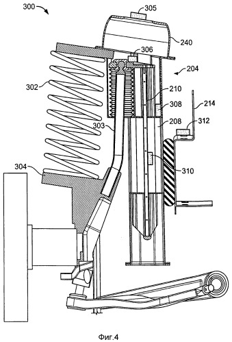 Активная система подвески транспортного средства (варианты) (патент 2412068)