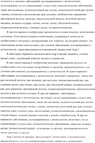 Стабилизированные антитела против ангиопоэтина-2 и их применение (патент 2509085)