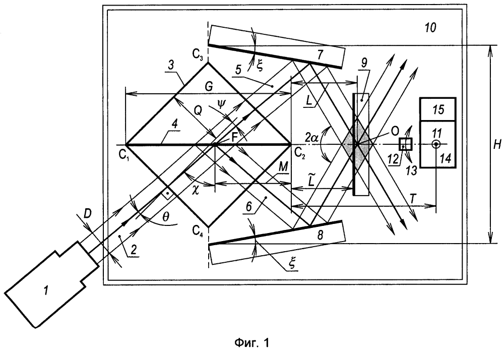 Двухлучевой интерферометр (патент 2626062)