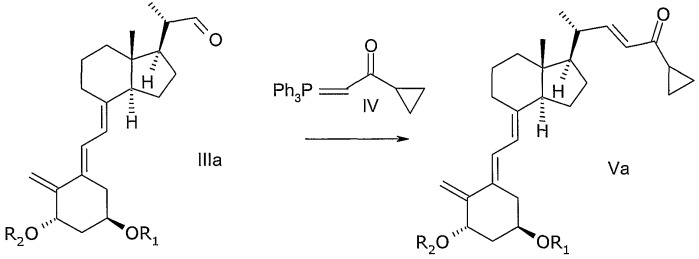 Новый способ получения промежуточных соединений, применяемых для синтеза аналогов витамина d (патент 2378252)