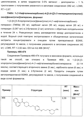 Замещенные пиперазины, (1,4)-диазепины и 2,5-диазабицикло[2.2.1]гептаны в качестве н1-и/или н3-антагонистов гистамина или обратных н3-антагонистов гистамина (патент 2328494)