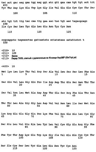 Предшественник инсулина, способ его получения и применение (патент 2283846)