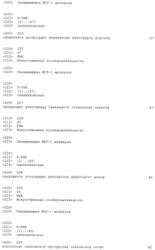 Связывающая мср-1 нуклеиновая кислота и ее применение (патент 2542973)