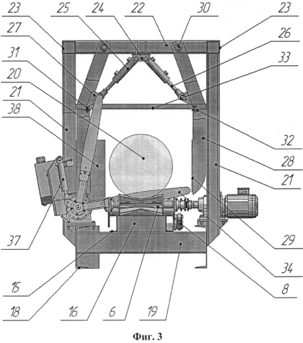Способ поперечного раскроя ствола на чураки и установка для его реализации, включая способ фиксации ствола с устройством фиксации и механизмом перемещения (патент 2572200)