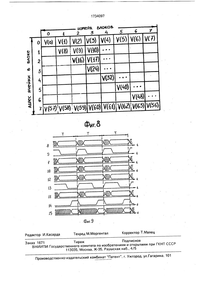 Устройство для параллельного формирования адресов (патент 1734097)