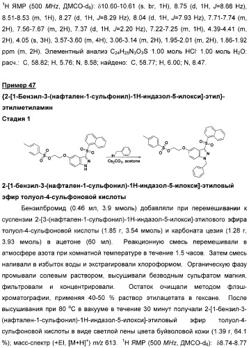 Производные замещенного-3-сульфонилиндазола в качестве лигандов 5-гидрокситриптамина-6 (патент 2429231)