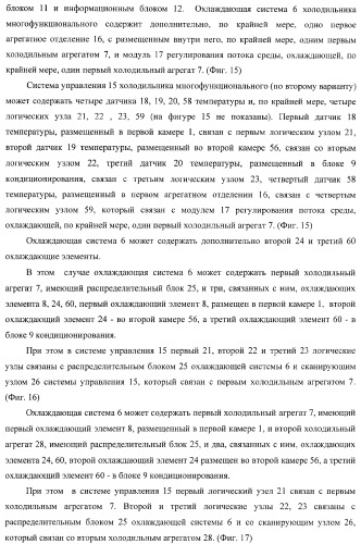 Холодильник многофункциональный (два варианта) и способ охлаждения в камере холодильника многофункционального (четыре варианта) (патент 2376536)