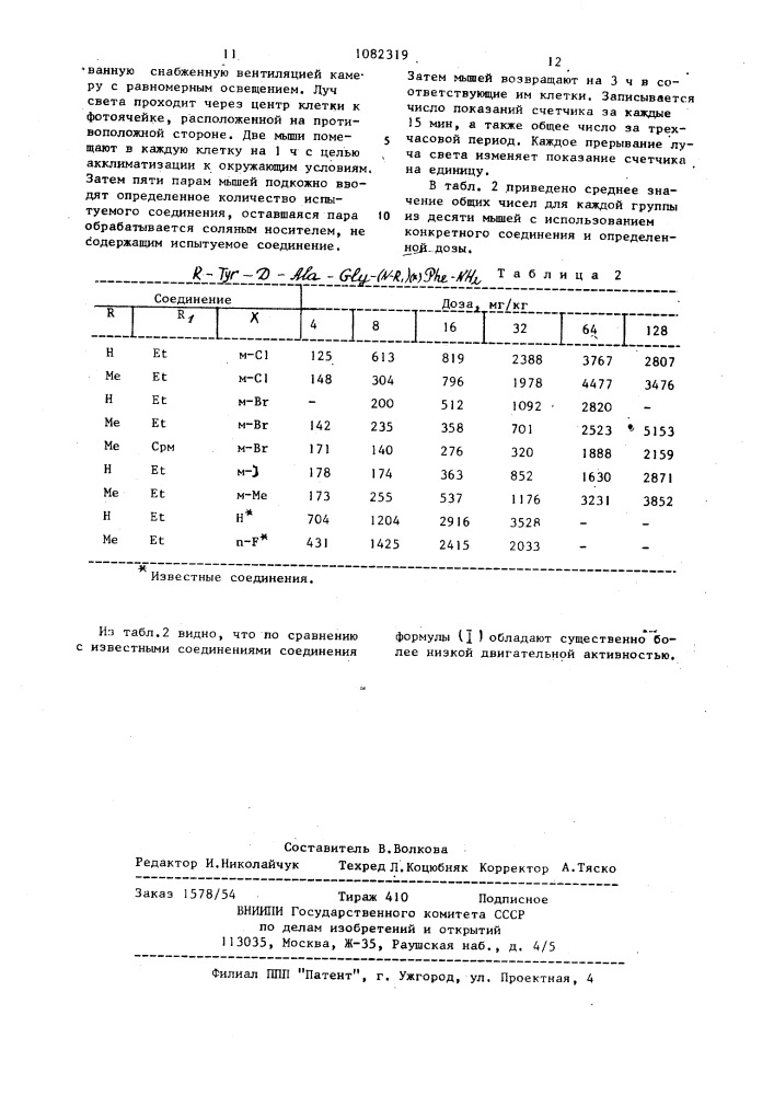 Способ получения тетрапептидов или их кислотно-аддитивных солей (патент 1082319)