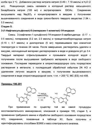 Производные замещенного-3-сульфонилиндазола в качестве лигандов 5-гидрокситриптамина-6 (патент 2429231)