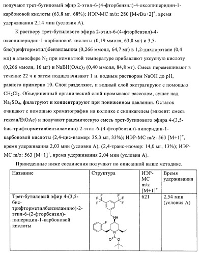 Производные аминопиперидина как ингибиторы бпхэ (белка-переносчика холестерилового эфира) (патент 2442782)