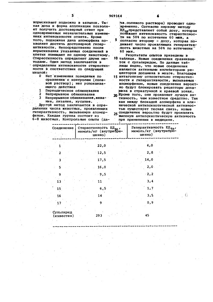 Способ получения производных фталимидина или их солей (патент 969164)