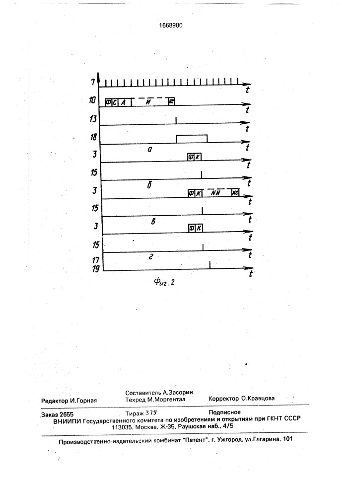 Устройство сопряжения эвм с общим каналом связи (патент 1668980)