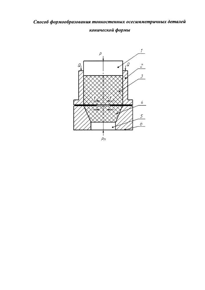 Способ формообразования тонкостенных осесимметричных деталей конической формы (патент 2603410)
