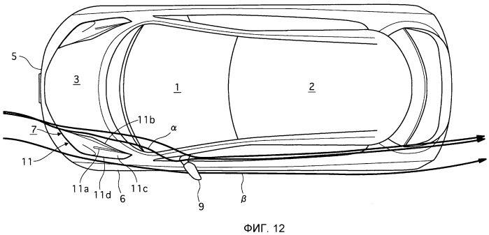 Конструкция управления воздушным потоком в пограничном слое транспортного средства (патент 2484997)