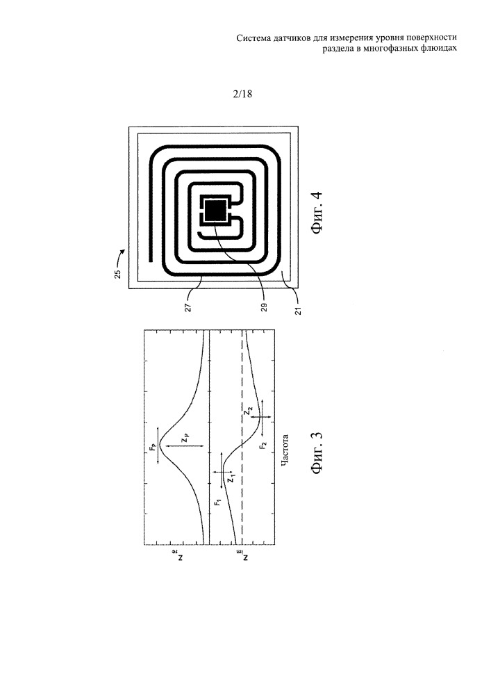 Система датчика для измерения уровня поверхности раздела в многофазных флюидах (патент 2652148)
