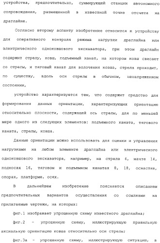 Способ и устройство для мониторинга режима нагрузки драглайна или электрического одноковшового экскаватора (патент 2311511)