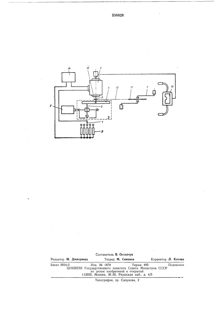 Эргометр (патент 536828)