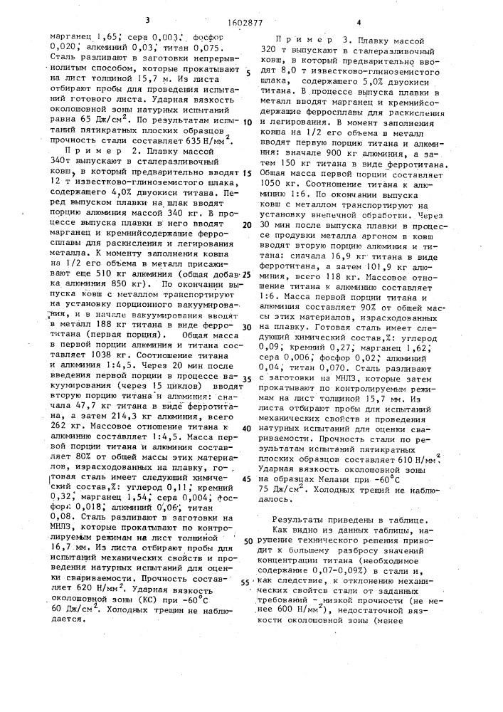 Способ микролегирования стали титаном (патент 1602877)