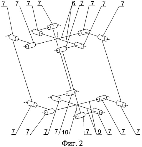 Пространственный механизм с шестью степенями свободы (патент 2536735)