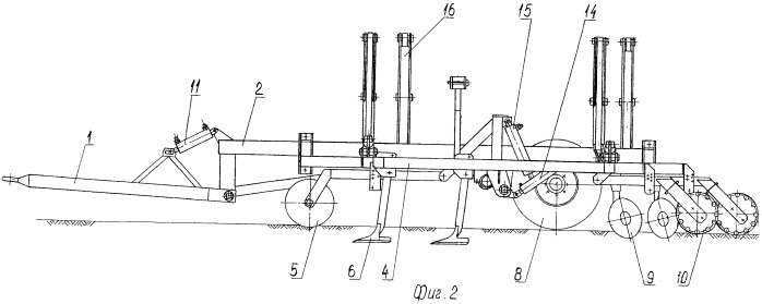 Почвообрабатывающий агрегат (патент 2441356)