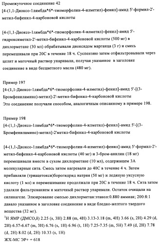 Бифенильные производные и их применение при лечении гепатита с (патент 2452729)