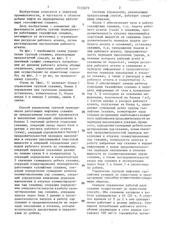 Способ управления группой нефтяных газлифтных скважин (патент 1335679)