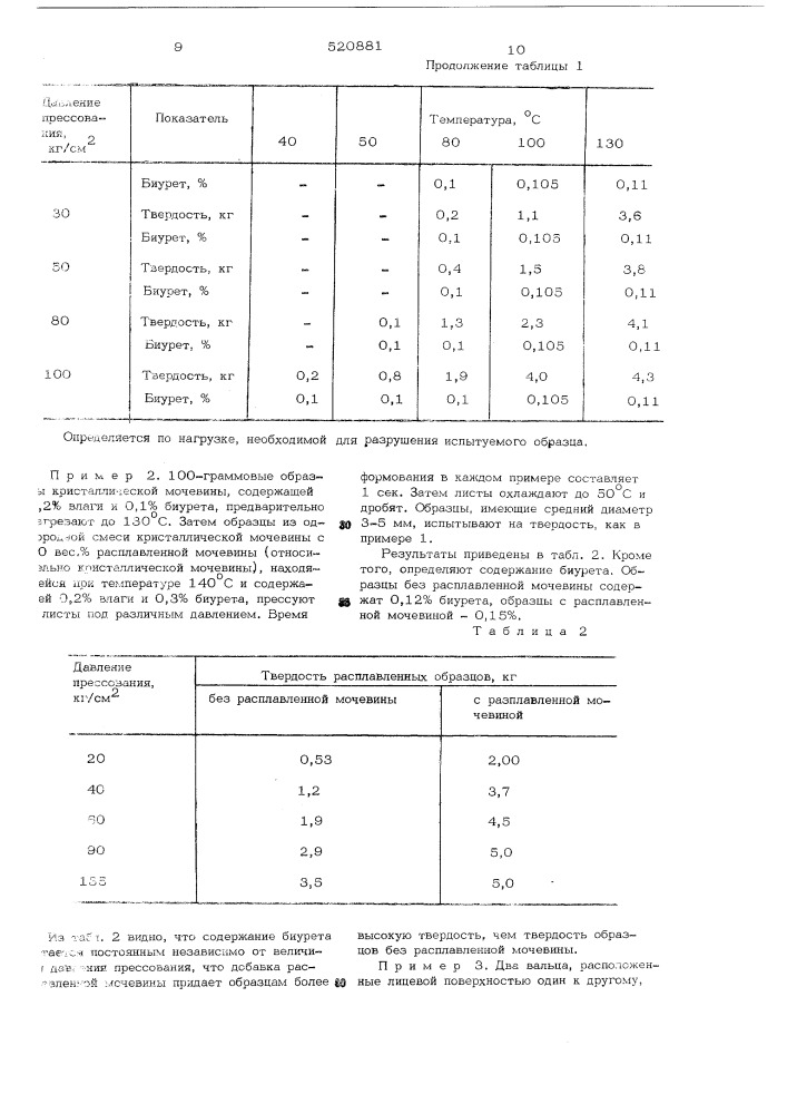 Способ получения гранулированной мочевины (патент 520881)