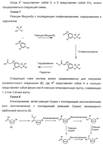 Производные фенилалкановой кислоты и фенилоксиалкановой кислоты, их применение и содержащая их фармацевтическая композиция (патент 2323929)