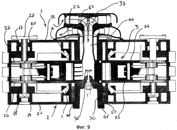 Иллюстрации к патенту 2410553 - Роторно-поршневой двигатель — PatentDB.ru