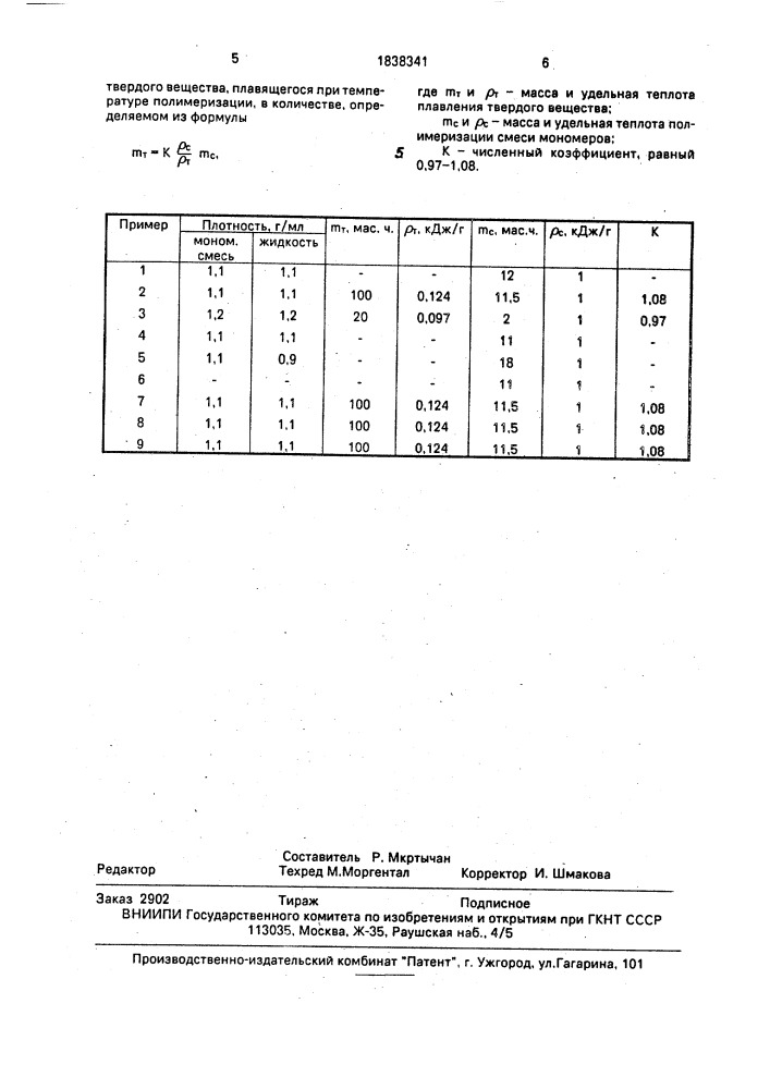 Способ получения формованных сшитых сополимеров (патент 1838341)