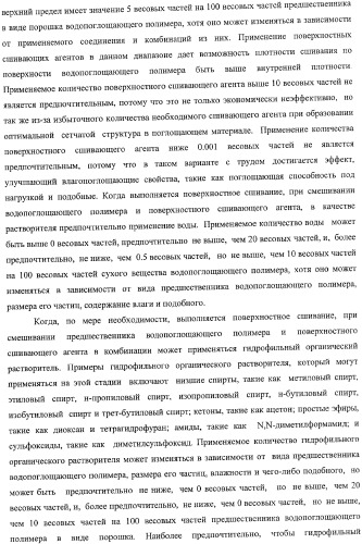 Водопоглощающий материал, водопоглощающее изделие и способ получения водопоглощающего материала (патент 2364611)