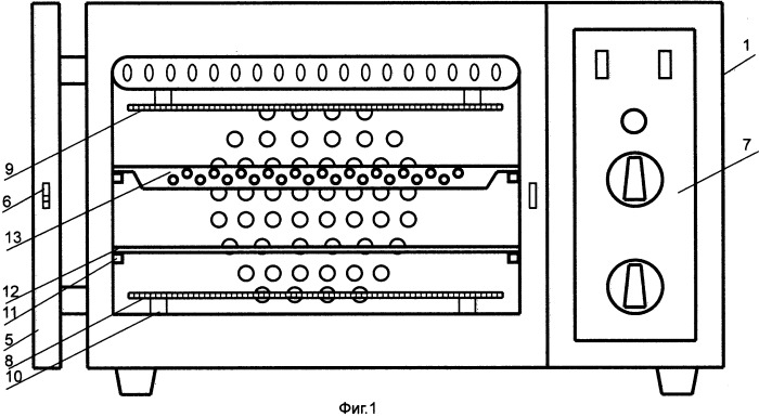 Сушильная бытовая свч-печь (патент 2504928)