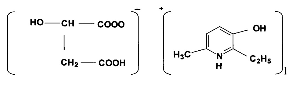 L-энантиомер 2-этил-6-метил-3-гидроксипиридиния гидроксибутандиоата, обладающий церебропротекторной активностью (патент 2663836)