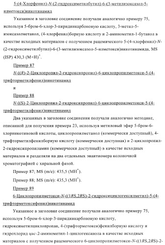 Производные пиридин-3-карбоксамида в качестве обратных агонистов св1 (патент 2404164)