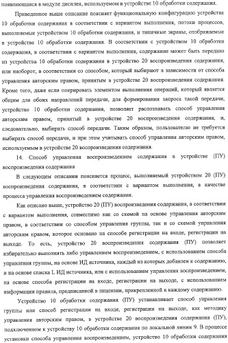 Устройство воспроизведения содержания, способы и программы управления воспроизведением содержания (патент 2310908)