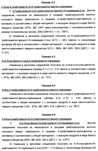 Производные пиридина и пиримидина в качестве антагонистов mglur2 (патент 2451673)