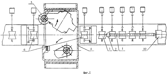 Способ установки стержня с короткой оправкой стана поперечно-винтовой прокатки (патент 2341342)